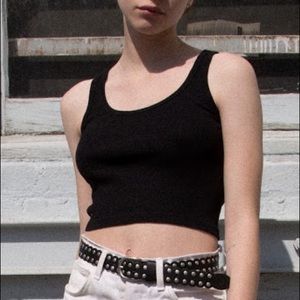 black brandy melville tank top
